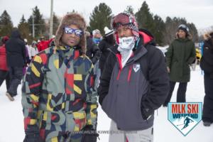 MLK Ski Weekend 2017 at Blue Mountain Resort Canada two snowboarders winter ski jacket Quicksilver Gerry fun in the snow goggles sunglasses (1)
